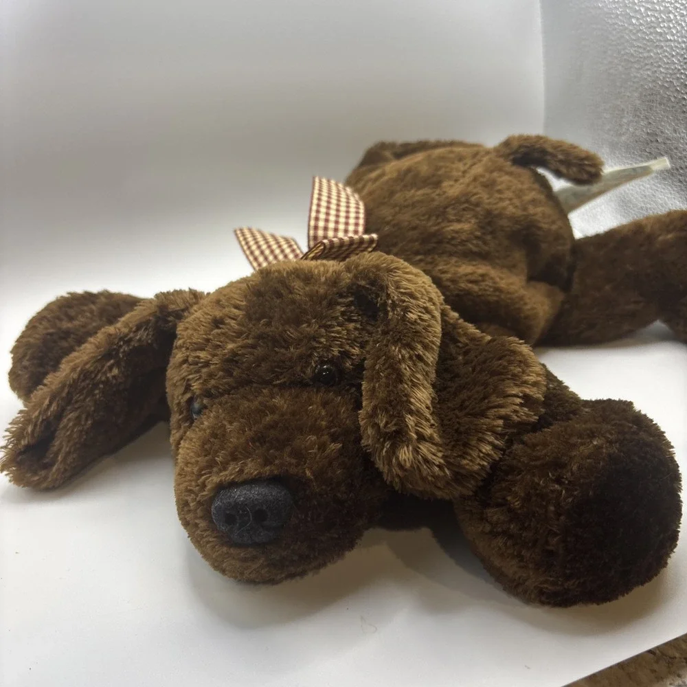 Mary Meyer Flip Flops Chocolate Lab‎ Puppy Dog Plush Stuffed Animal Dark Brown